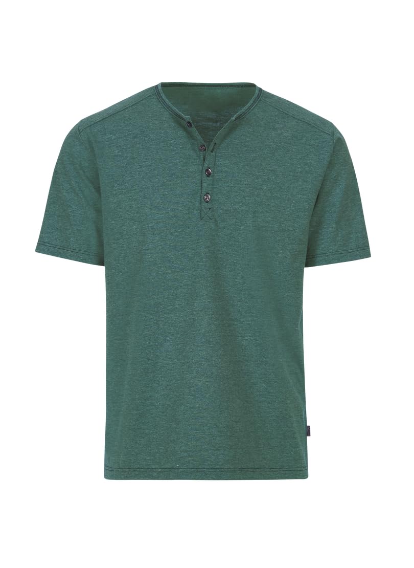 Trigema T-Shirt mit Knopfleiste Deluxe Baumwolle