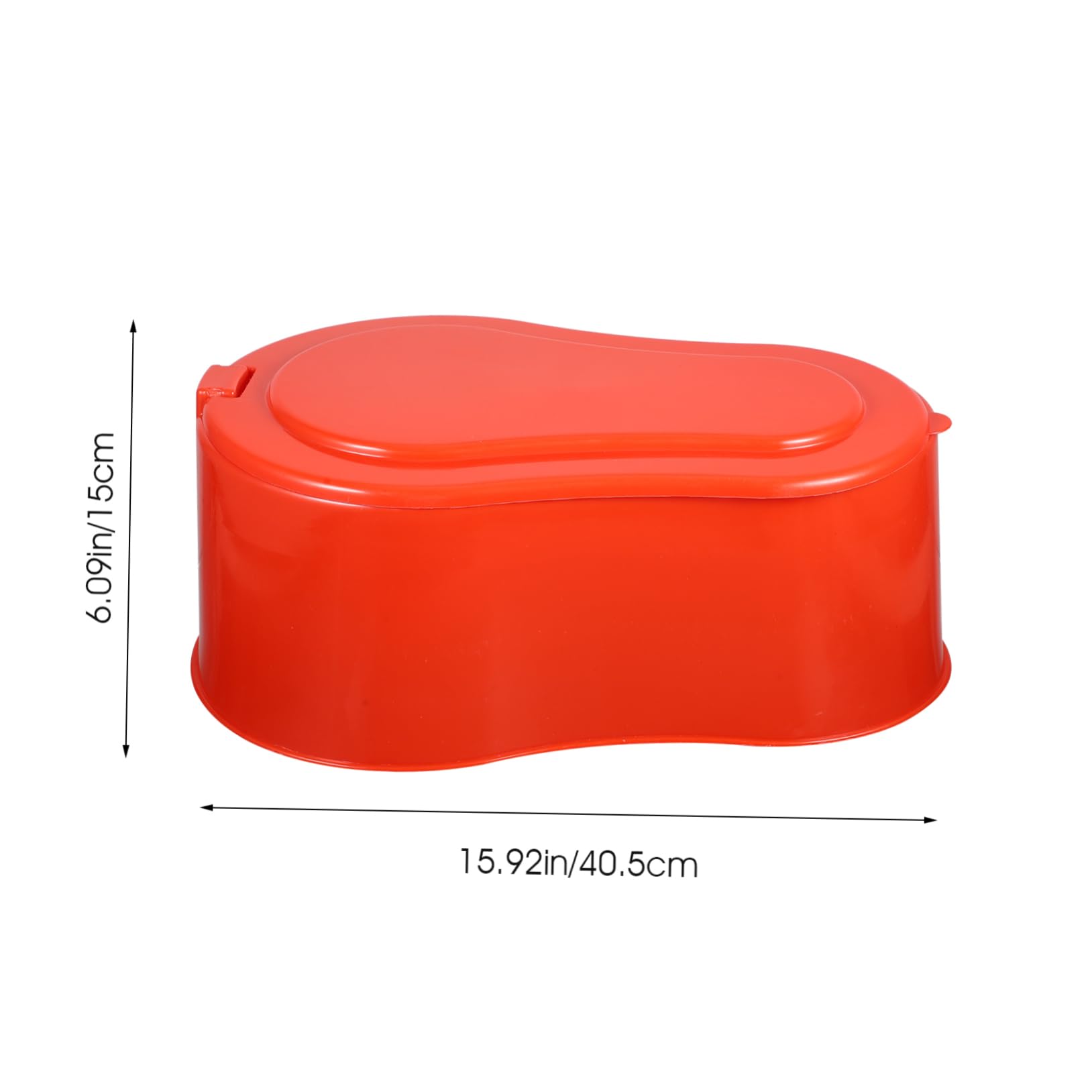 Zerodeko Dicke PVC Tragbare Toilette für Baustellen mit Einfachem Design aus Kunststoff Leicht und Sicher zu Verwenden für Bauarbeiter und Außeneinsatz Zufällige Farbe