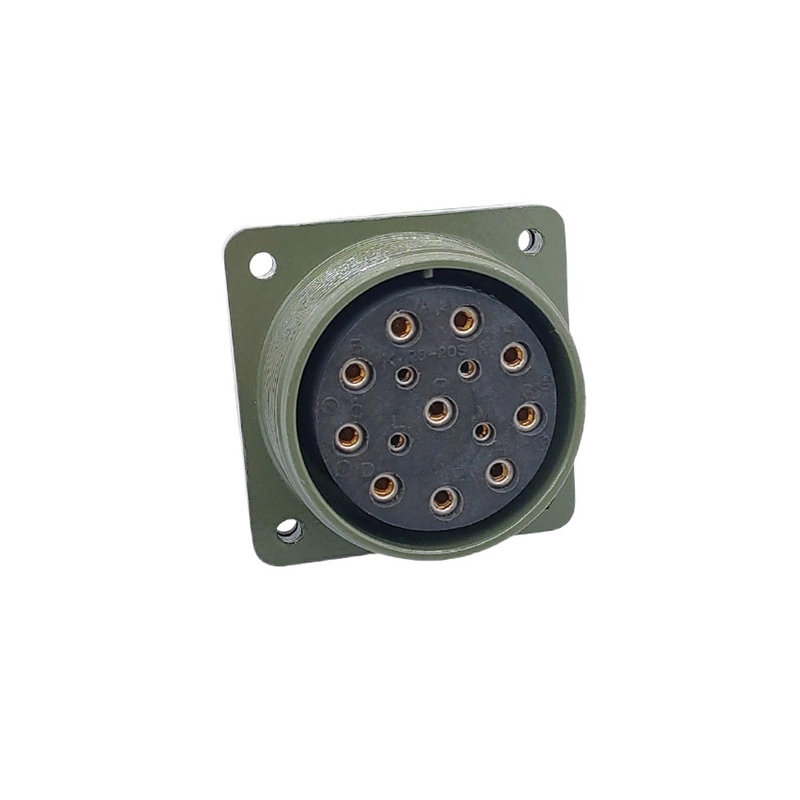 Conectores circulares MIL-C de alta resistencia con zócalo MS3102A 28-20S para automatización