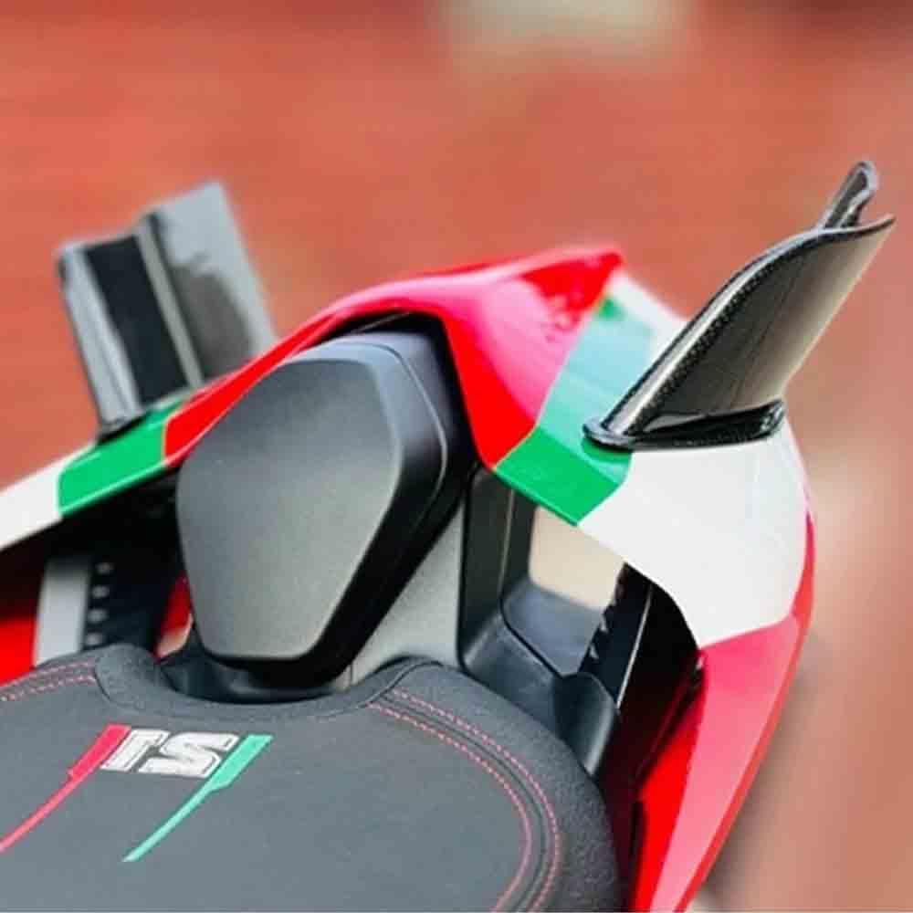 for Panigale V2 V4 V4S V4R Streetfighter V2 V4 V4S V4R 2024 2023-2018 Tail Fixed Wing Streetfighter V2 V4 V4S V4R Motorcycle Winglets Rear Spoiler