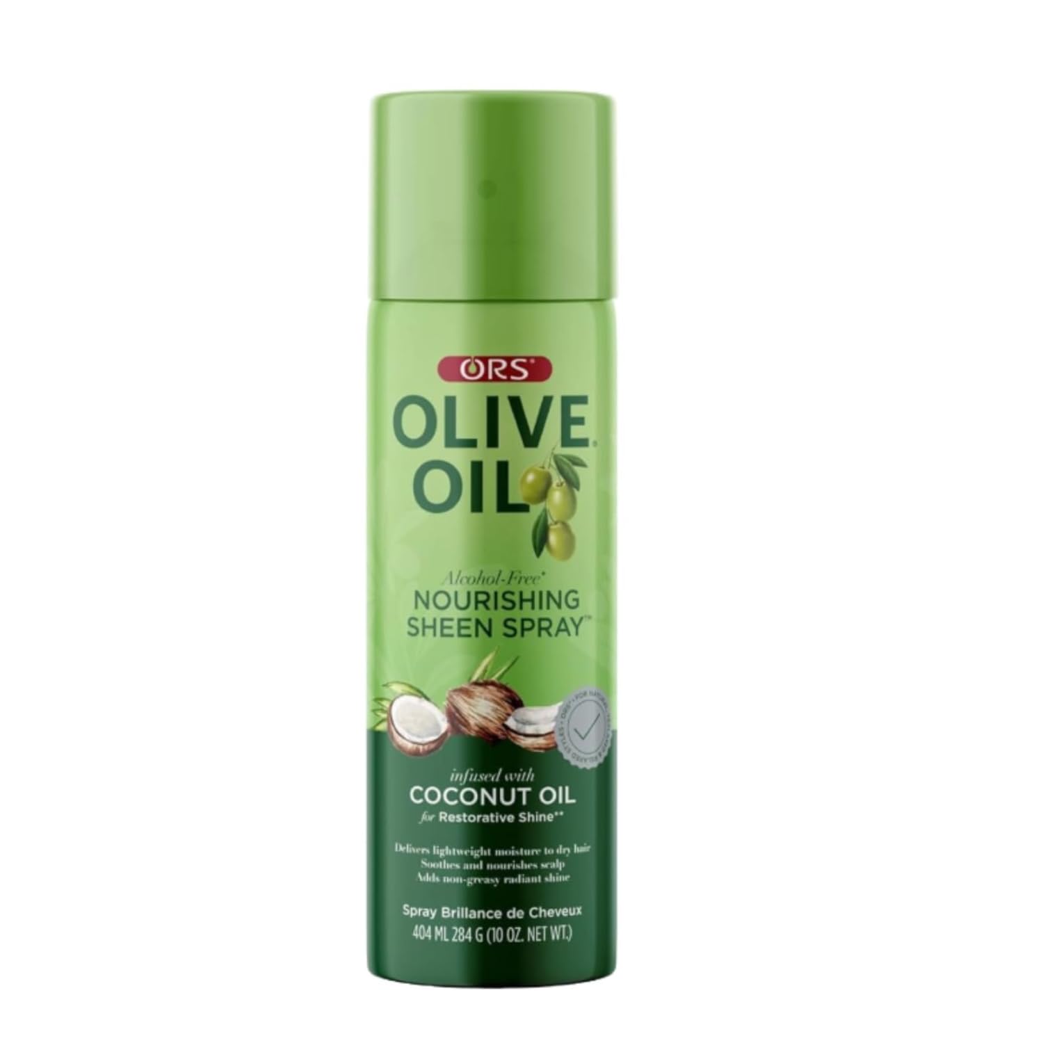 Olive Oil Nourishing Sheen Spray infused with Coconut Oil 10 ounces