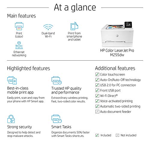HP Color Laserjet Pro M255dw Printer - Image 6