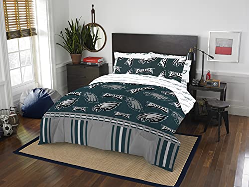 Northwest NFL Philadelphia Eagles Unisex-Adult Bed in a Bag Set Queen Rotary