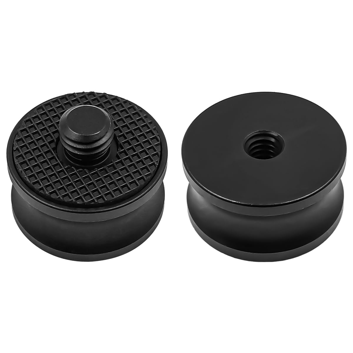 2PCS Adattatore per treppiede Convertitore da 1/4" Maschio a 3/8" Femmina e Convertitore da 1/4" Femmina a 3/8" Maschio per Fotocamera con Testa a Sfera monopiede treppiede