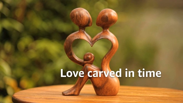 Amazon.com: NOVICA Natural Brown Romantic Love Suar Wood Heart
