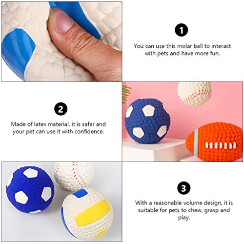 Scicalife 3Pcs Pet Bola Toysqueaky Bolas Cão Cães Brinquedos Interativos Brinquedos Do Cão