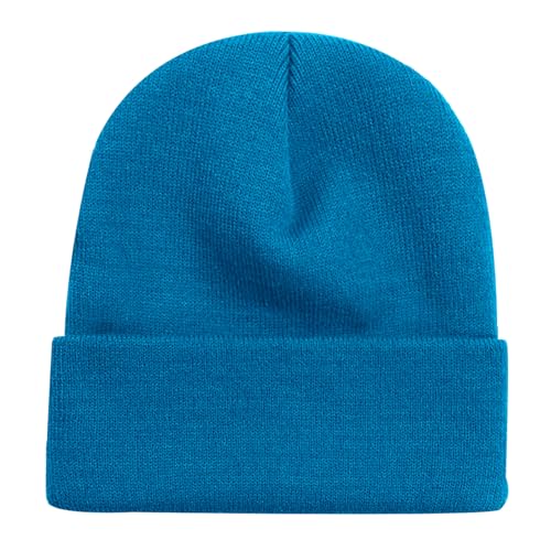 Image of ZOORON 1&2 Packs Beanie for Men Women Men's Beanie Hat Acrylic Knit Cuff Beanie Cap Slouchy Knit Skull Cap Warm Winter hat