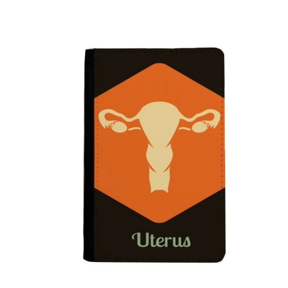 DIYthinker Body Internal Organs Uterus Passport Holder Notecase Burse Wallet Cover Card Purse