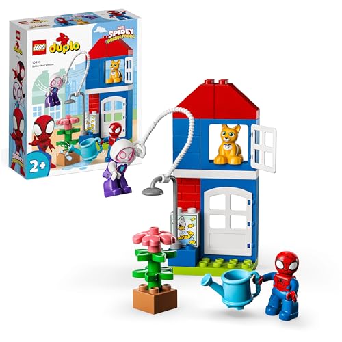Image of LEGO DUPLO Marvel Spider-Man's House 10995 Building Toy Set; Spidey Gift for Ages 2+