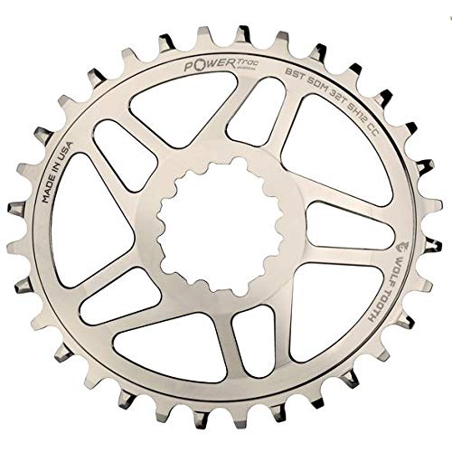 Wolf Tooth Components Elliptical Direct Mount Chainrings for Cane Creek and SRAM Cranks for Shimano 12spd Hyperglide+ Chain (32t, Drop-Stop ST)