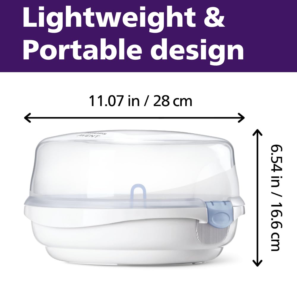 Philips Avent Stérilisateur micro-ondes à vapeur (modele SCF281/02)
