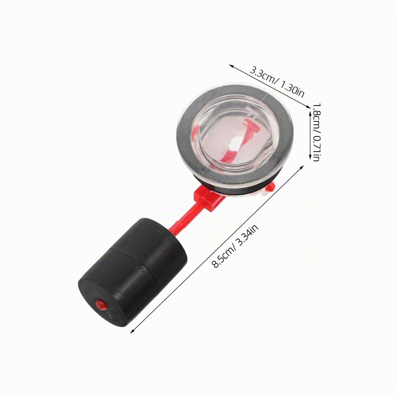 SUPVOX Lot De 2 Jauges De Niveau De Carburant Pour Générateurs 1-8 Kw Indicateurs Avec Tige Flottante Cylindrique Pour Remplacement Précis