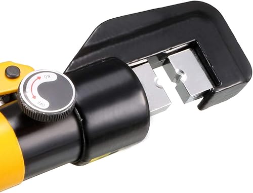 Miniatura 3 de uxcell Herramienta de prensado de terminales de estirón de cable de alambre hidráulico de 6 toneladas 8 muere YQK-70