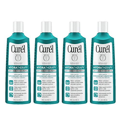 curel wet skin lotion