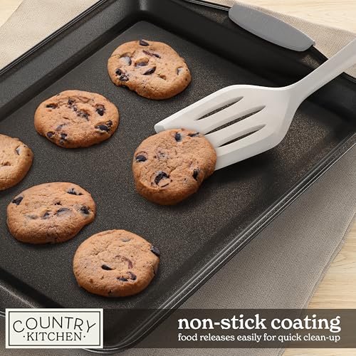 image for Country Kitchen Nonstick Stackable Bakeware Set - Heavy Duty, Durable,
