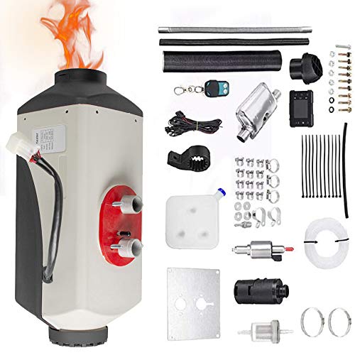 Funwill Diesel Air Heater, 12V 8KW Diesel Parking Heater Set With 10L Tank, Diesel Heater For Various Diesel Mechanical Vehicles, Buses, RVs, Trucks & Trailers