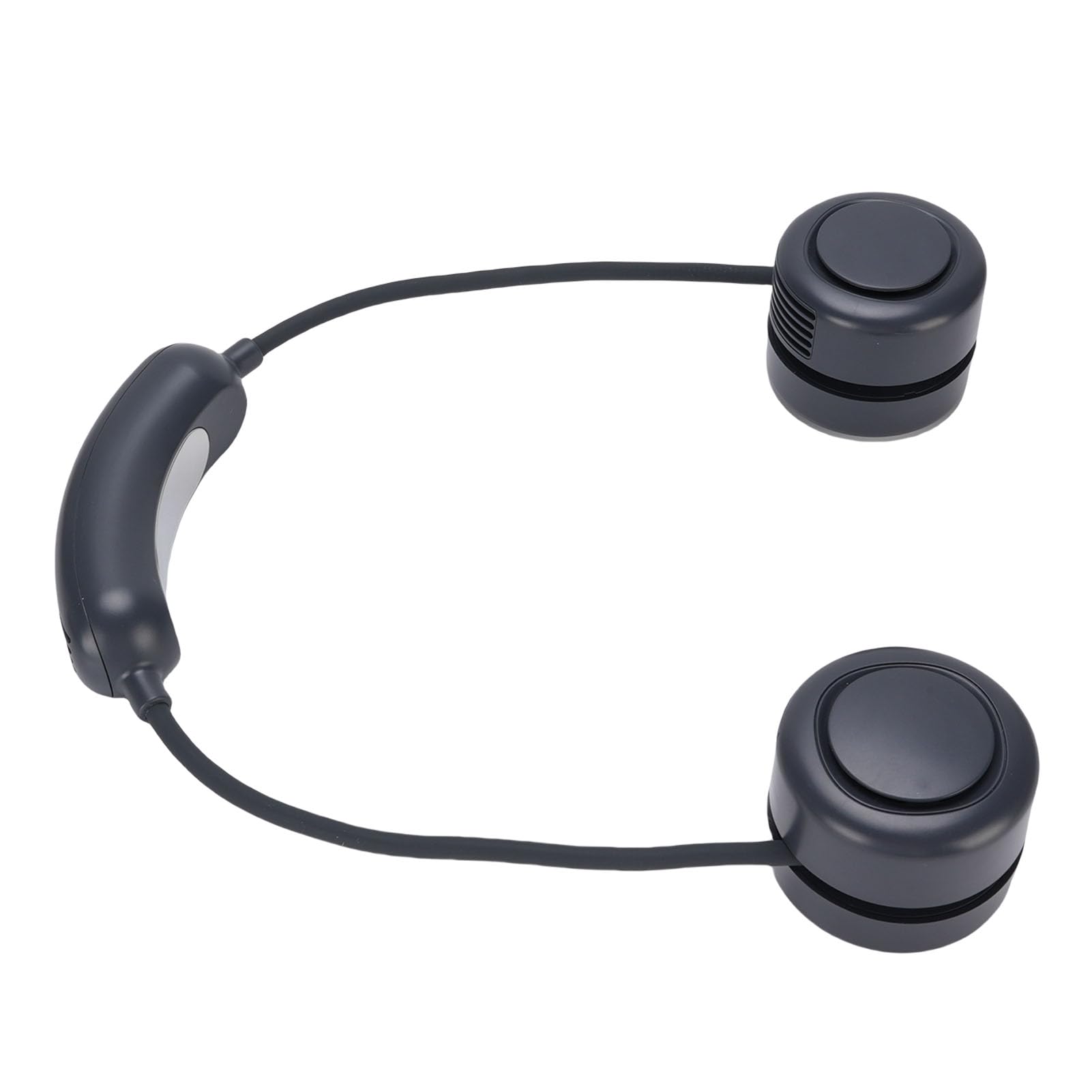 Zerodis Ventilatore da Collo Portatile, Silenzioso e Indossabile con Batteria, 3 velocità, Raffreddamento a Semiconduttore per Ufficio, Palestra, Viaggi e attività all'aperto. (BLACK)