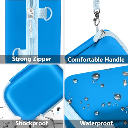 Funda protectora impermeable para cámara, carcasa rígida azul miniatura 3