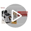 Tefal Filtra Pro Elektrische Fritteuse 4 Liter Öl-Kapazität, Auffangsieb für reineres Öl, spülmaschinenfeste Teile, Sichtfenster, einstellbare Temperaturkontrolle, schwarz, Edelstahl, FR5160 – Bild 8
