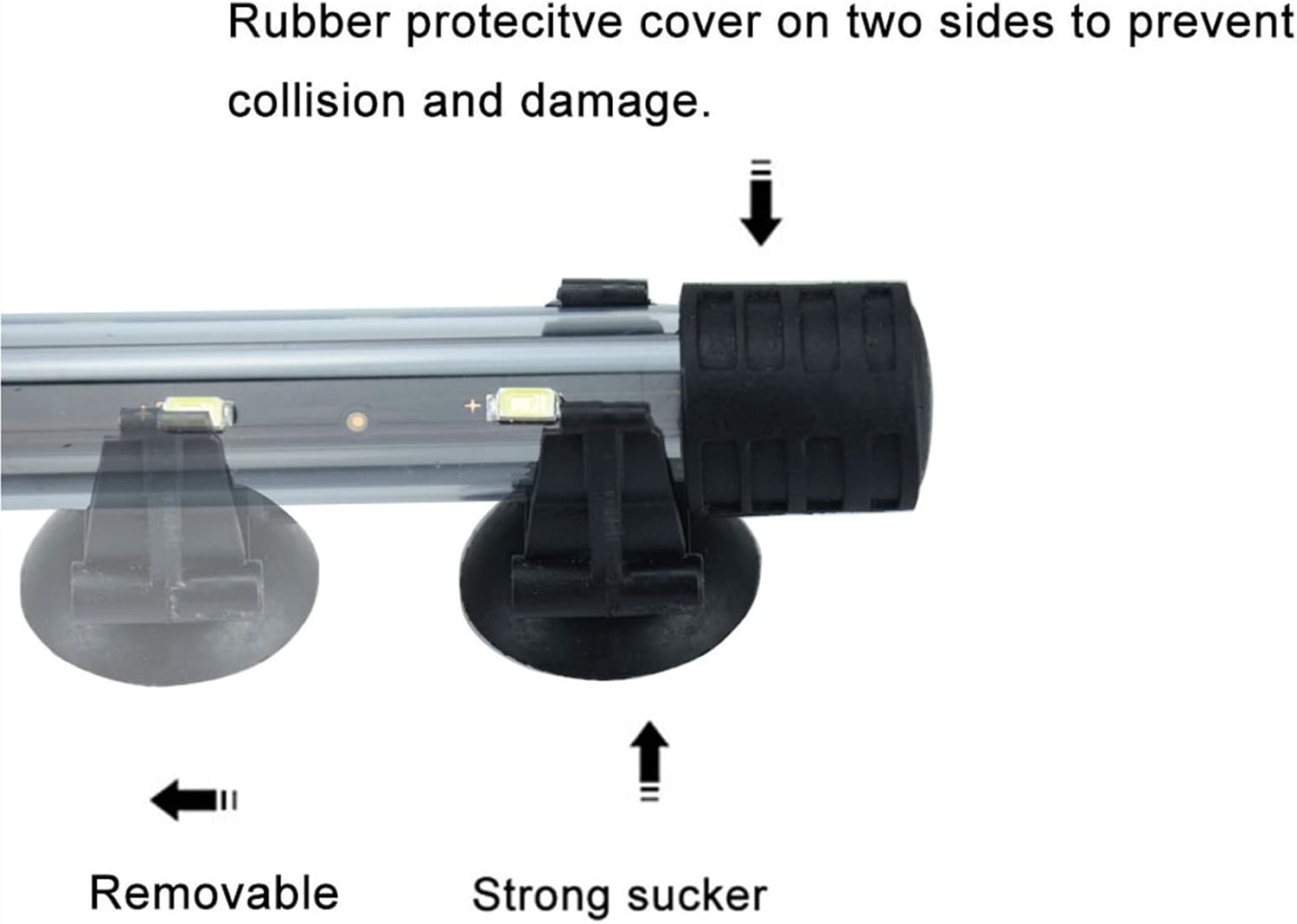 18-48CM Aquarium Light Aluminum Alloy LED Waterproof Fish Tank Light Underwater Fish Lamp Aquariums Decor Lighting Plant Lamp (Color : 18cm Blue and White) (38cm Blue and White)