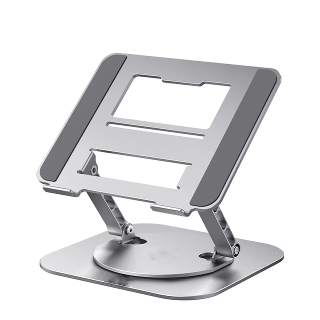 Laptop Stand 360 Rotatable Notebook Holder Liftable Aluminum Alloy Stand Compatible with Laptop Color D Size 1 D