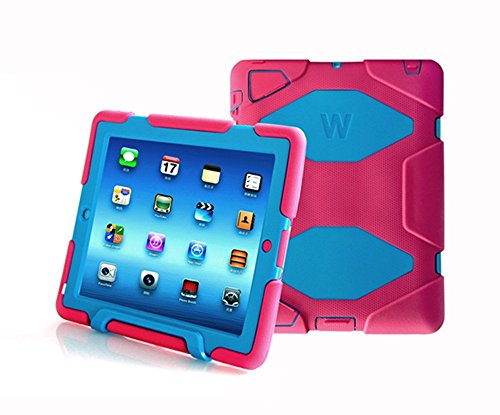 iPad Cases,iPad 2 Case,iPad 4 Case,TRAVELLOR[Heavy Duty] iPad Case,Three Layer Armor Defender And