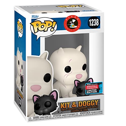 Funko Pixar Kitbull Kit &Amp; Doggy Pop! Vinyl Collectible Figure Limited Edition 2022 Fall Convention Exclusive