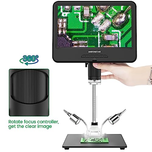 Microscope numérique 260x écran tactile IPS pour examen électronique et soudure de précision