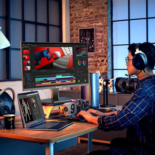 Image of SANSUI Monitor 24 inch 100Hz Computer Monitor丨FHD 1080P PC Monitor丨HDMI丨FreeSync丨HDR丨Earphone Jack丨 Ergonomic Tilt for Home and Office
