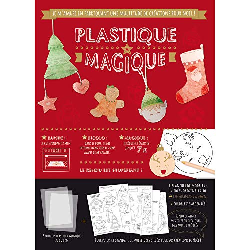 MegaCrea DIY Kit Plastique Magique translucide Noël Tradition x