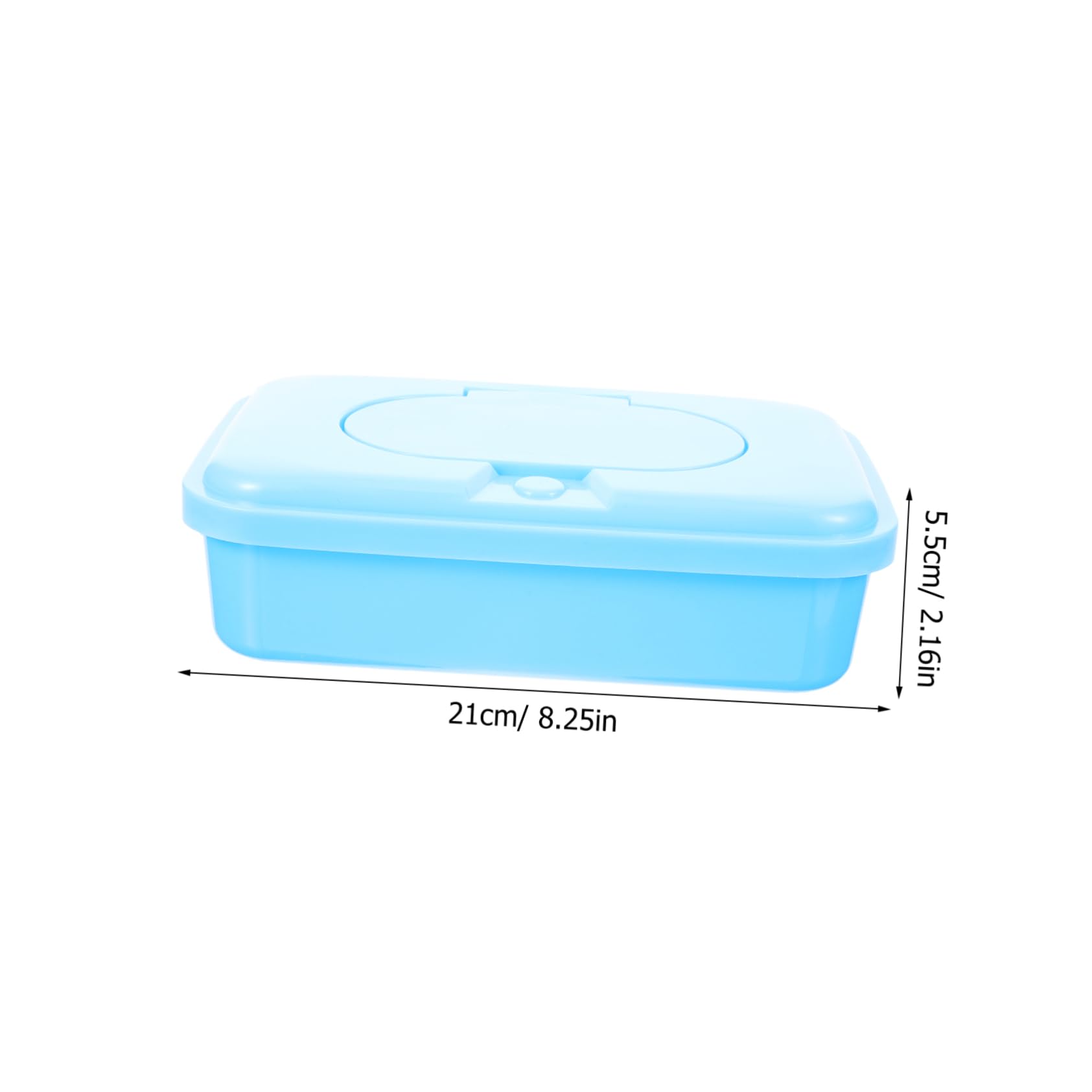 TOPPERFUN 3Pcs Portable Wipes Dispenser Box with Lid Material Wipe Holder for Bathroom Travel Compact Wipes Storage Container for Easy Organization