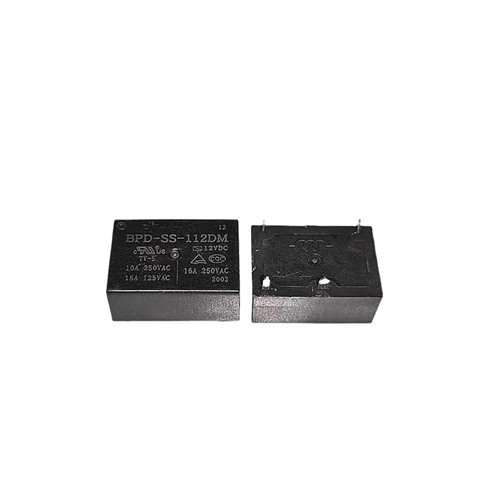 Relais 4 broches BPD-SS-124DM 24V CC composant commutation électricité 16A