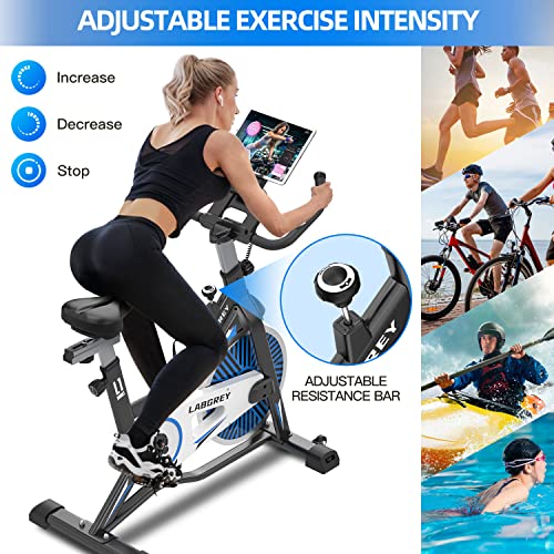 LABGREY Heimtrainer Fahrrad, Fitness Fahrrad für Zuhause, Fitness Bikes Indoor Kardio Training, Indoor Bike mit… – Bild 4