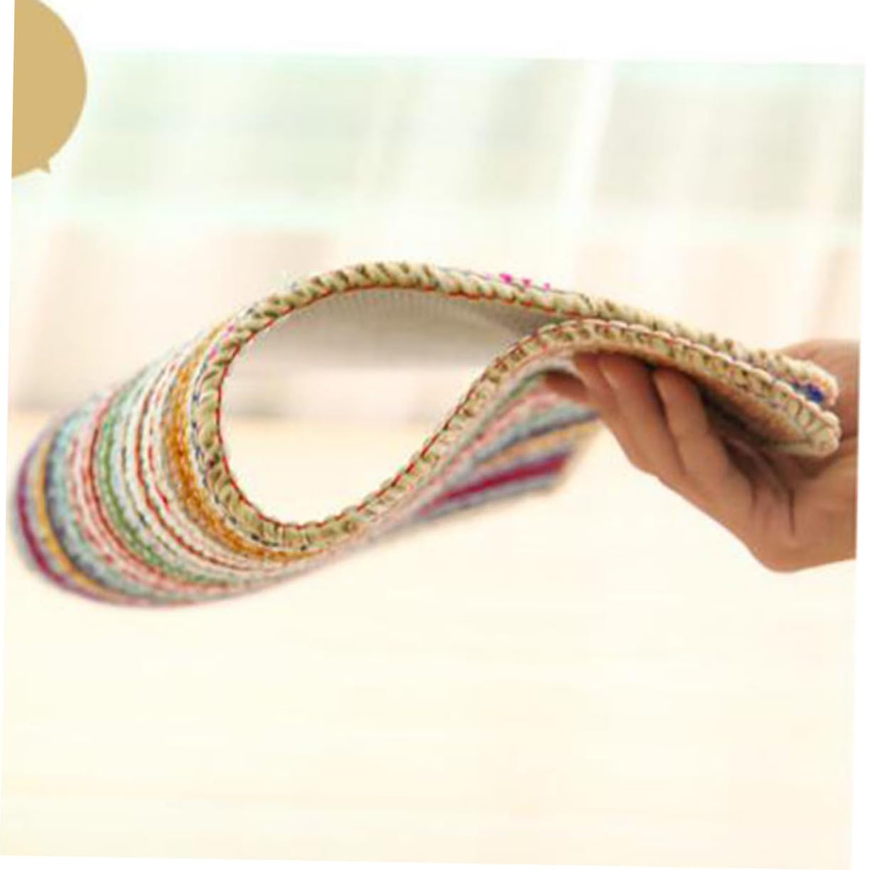 SUPVOX Absorb Water Plate Non Skid Rug Door+mat+Rug Door mat Lip Gloss Carpet Floor Mats Kitchen mat Set Makeup Color Stripes Pearlescent Blush Non-Slip mat Earth Tones Blush Rug