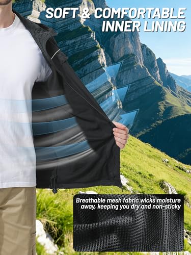 Image of SWISSWELL Mens Rain Jacket & Coats Packable Lightweight Waterproof Rain Shell Hooded for Golf Travel Hiking