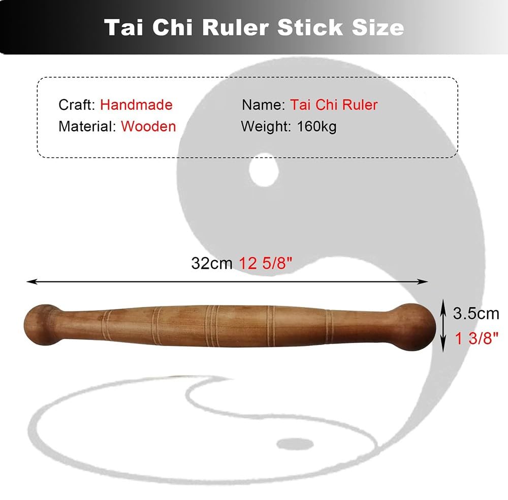 Bâton De Tai Chi, Règle De Tai Chi Qigong, Bâton De Tai Chi d'arts Martiaux, Wushu Chinois Kung Fu Règle De Tai Chi, Qigong Kungfu Équipement d'exercice