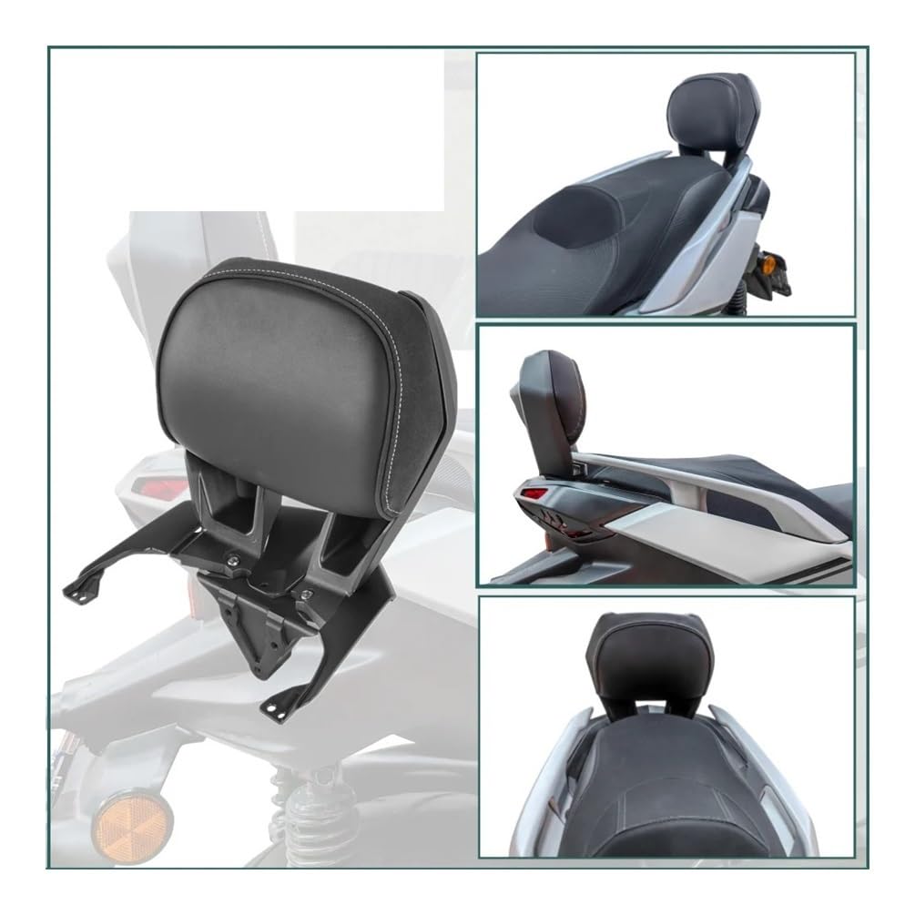 Dossier Arrière Détachable Coussin De Dossier Arrière Sissy pour X-Max Xmax 300 X-MAX300 XMAX300 2017-2022 Accessoires De Repos pour Passagers De Moto