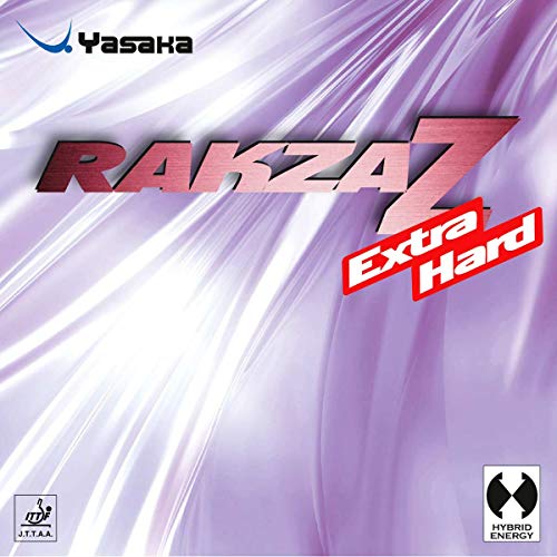 Yasaka Rakza Z Extra Hard Table Tennis Rubber, Ping Pong Rubber - Max Black