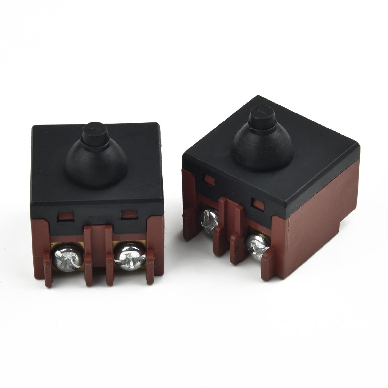 2 pièces interrupteur de meuleuse d'angle interrupteur à bouton-poussoir de remplacement pour accessoire de meuleuse d'angle 100 polisseuse