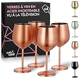 🥂VERRES ÉLÉGANTS ET INCASSABLES : Notre élégante gamme de produits comprend des flûtes à champagne, des verres à gin et des verres à vin en acier inoxydable disponibles dans une variété de couleurs et de finitions à la mode, garantissant à la fois le style et la durabilité.