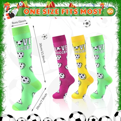 3 Pair Heart Soccer Socks for Toddler Girls Youth Love Knee High Soccer Socks Adult Teens Sport Accessories2