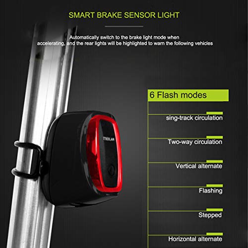 SILVIA Intelligente Bici Fanale Posteriore, USB