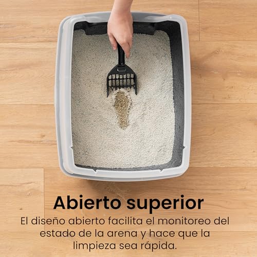 WC para gatos facil limpieza para evitar restos de arena fuera de la caja 7