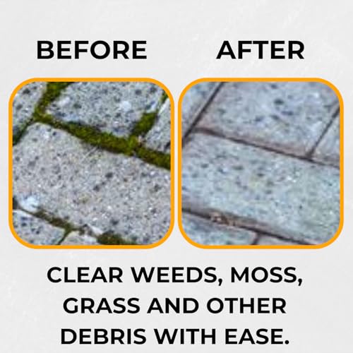 Lazy-Weeder Electric Weed Sweeper Brush 150W Motor - Weed Scraper Brushes. Patio Cleaner Corded Weed Remover Weeding Tools For Garden. Perfect Slabs, Driveway, Patio Weed Remover Tool (Lazy-Weeder) 6 Lazy-Weeder Electric Weed Sweeper Brush 150W Motor - Weed Scraper Brushes. Patio Cleaner Corded Weed Remover Weeding Tools For Garden. Perfect Slabs, Driveway, Patio Weed Remover Tool (Lazy-Weeder) - Image 6