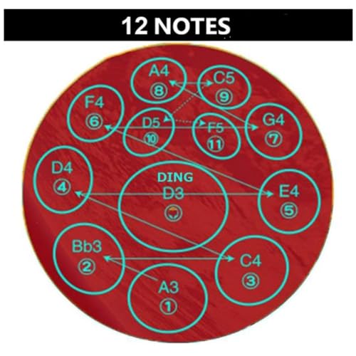 Set de Tambores Handpan TOCTUS 12 Notas D Menor 22 Pulgadas miniatura 5