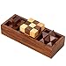 Ajuny Jeu de casse-tête en bois 3D 3 en 1