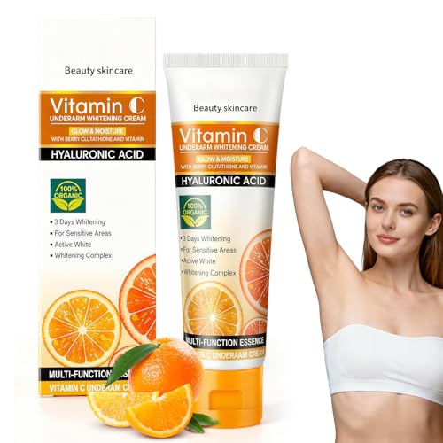 Crema Axilas, Blanqueador de axilas, Zonas Sensibles y Privadas, para Piel Oscura en Axilas, Cuello,Codo,50g