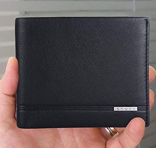 Cross Black Men's Wallet Stylish Genuine Leather Wallets for Men Latest Gents Purse with Card Holder Compartment (AC018798_3-1) 7 51kaB54PIcL