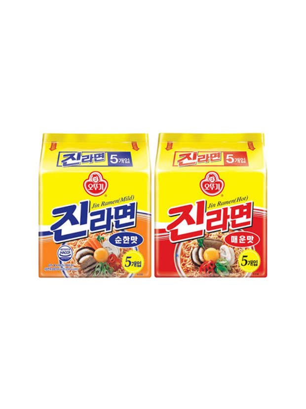 Amazon.co.jp: 韓国オリジナル ジンラーメン10個セット （辛口