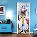 YIER LIFE™ Adesivi per porte 3D Carta da parati affresco poster murali Personaggio anime Inuyasha 77X200CM Adesivi Per porte FAI DA TE 3D Murale Per Soggiorno camera Da Letto Complementi Arredo Casa P